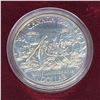 Image 1 : 1989 Specimen Silver Dollar. Commemorates Alexander Mackenzie’s voyage down the Mackenzie River to t