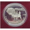 Image 1 : 1992 Proof Silver Dollar. Commemorates the Kingston Stagecoach. Ultra Heavy Cameo. Housed in a black