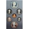 Image 3 : 1987 Double Dollar Proof Set. Silver Dollar commemorates explorer John Davis. Coins display Ultra He