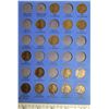 Image 2 : Set of 56 U.S. Lincoln Cents 1909 to 1940S. Housed in a blue Whitman folder.