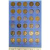 Image 3 : Set of 56 U.S. Lincoln Cents 1909 to 1940S. Housed in a blue Whitman folder.