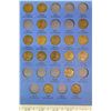 Image 4 : Set of 56 U.S. Lincoln Cents 1909 to 1940S. Housed in a blue Whitman folder.