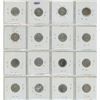 Image 2 : Complete Year Set of Canadian Elizabeth Silver 10 Cents. Includes 1953 NSF, 1954, 1955, 1956, 1957, 