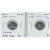 Image 1 : Lot of 2 1921 – 2021 Bluenose 10 Cents. Includes Colourized & Regular. From BU rolls.