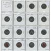 Image 1 : Lot of 15 Vancouver Winter Olympic Games 25 Cents. Includes Curling, Hockey, Biathlon, Alpine Skiing