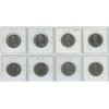 Image 2 : Lot of 8 Canadian Nickel 50 Cents. Includes 1968, 1969, 1970, 1971, 1974, 1975, 1980 & 1982. Coins g
