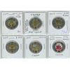 Image 1 : Lot of 6 Canadian Commemorative Toonies. Includes 2014 Wait For Me Daddy, 2015 Sir John A. Macdonald