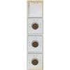 Image 2 : Lot of 3 U.S. Plugged Date Lincoln Cents. 1957D Plugged 9, 1957D Plugged 5 & 1957D Plugged 95. Inter