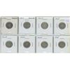 Image 1 : Lot of 8 U.S. Silver Barber & Mercury Dimes. Includes 1912, 1917, 1923, 1925, 1928, 1929, 1934 & 193