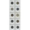 Image 1 : Lot of 10 U.S. Silver Washington Quarter Dollars, all issued during World War II. Includes 1939D, 19