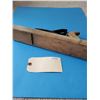 Image 2 : Wooden block plane.  15"L  x 2.5"W  x 1.5" H