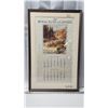 Image 2 : Large 1941 framed "Bank of Canada" calendar - 31"H x 20"W