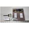 Image 1 : "Cooper" full slide, dimmer switches - new & Loose dimmer switch, unused and glass door knob