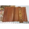 Image 5 : 1943 vintage calendar & 2 book covers - Native American, leather with built in bookmark & black stit