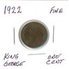 Image 1 : 1922 King George 1¢