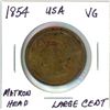 Image 1 : 1854 Matron Head USA Large Cent
