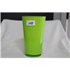 Image 1 : One vase made in Poland.  Light green in colour and stands 8 ¾” high.