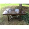 Image 1 : Antique Dining table 52L x 40W x 28H (68Long with leaf's)