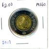 Image 1 : 2017 Canadian toonie - MS60