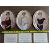 Image 3 : 3 Princess Diana Painted Plates: 839A, 1558B, 5817B