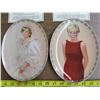 Image 2 : 4 Princess Diana Painted Plates: 1361B, 2668B, 1216N, 11359A