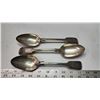 Image 1 : 3 William Hutton & Son's, plated large spoons - stamped
