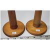 Image 2 : 2 wooden paper towel holders