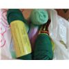 Image 2 : Box of yarn (Assorted colors & weights)