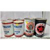 Image 1 : 6 new rewrap Oil Tins; Tidewater, Purity, William Penn