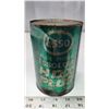 Image 19 : 5 Oil Tins; Royal Triton, Gulf lube, Esso, Pyro