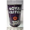 Image 2 : 5 Oil Tins; Royal Triton, Gulf lube, Esso, Pyro