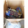 Image 1 : Box of Christmas décor and Misc. Household items