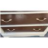 Image 3 : 3 Drawer Brown and Tan Dresser