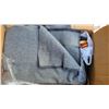 Image 1 : Gray Blanket, Reusable Bags and Misc. Crafting Supplies