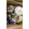 Image 1 : Box of Pot and Pan Lids with Kettle