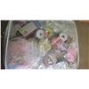 Image 2 : assorted yarn, ribbon, etc.