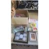 Image 1 : assorted fabric, décor, cards, etc.