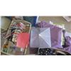 Image 3 : assorted fabric, baskets, knick knacks, etc