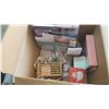 Image 2 : assorted office supplies, craft supplies, fabric, etc.