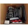 Image 2 : Box of baking pans/racks/etc.