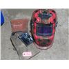 Image 1 : Welding Helmet, gloves and extra visor