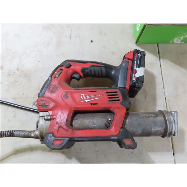 Milwaukee Cordless grease gun- no charger