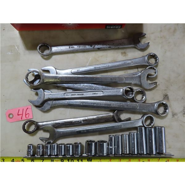 Standard wrenches, Metric sockets Schmalz Auctions