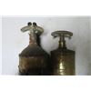 Image 4 : 2 brass fire extinguishers