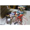 Image 1 : large lot of lights, timing light, trailer wiring, meters, etc.