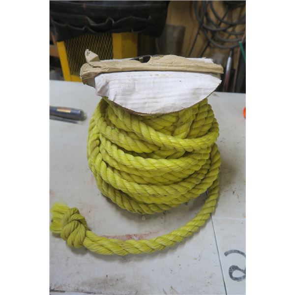 partial roll of 3/4" rope