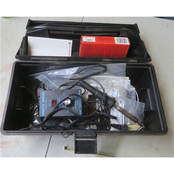 plastic tool box with plastic welder