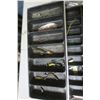 Image 3 : metal tackle box with assorted hooks, line, etc.