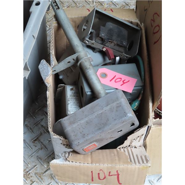 Box of pressure switches