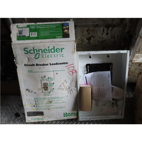 Schneider Electric Circuit Breaker Load Center - Comes with some breakers